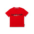 T-shirt rossa da bambino con logo sul petto Ducati Corse Graffiti, Abbigliamento Sport, SKU a762000058, Immagine 0